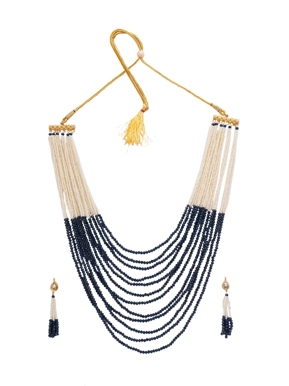 Beaded Layered Necklace - Image 3