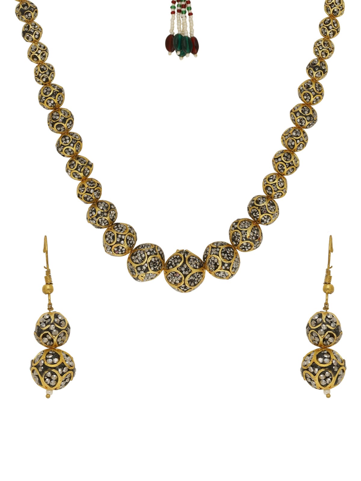 Beaded Layered Necklace - Image 3