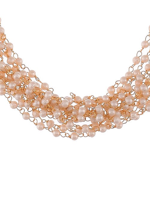 Pearls Gold-Plated Multistrand Necklace - Image 4