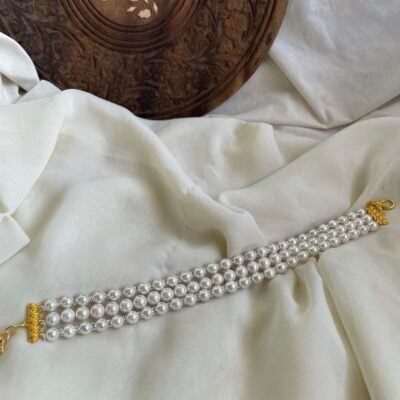 Pearls Gold-Plated Multistrand Necklace