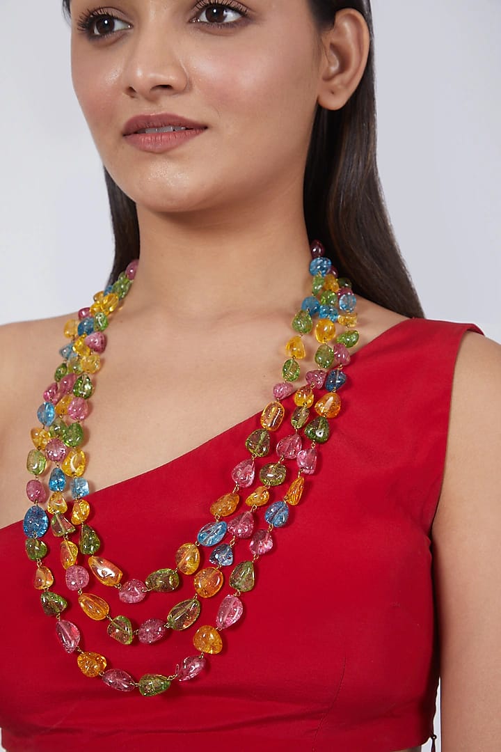 Multi Beaded Necklace - Image 2