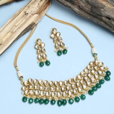 Meenakari Jadau Kundan Kundan Bridal Choker set
