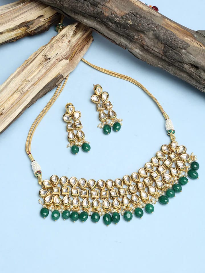 Meenakari Jadau Kundan Kundan Bridal Choker set
