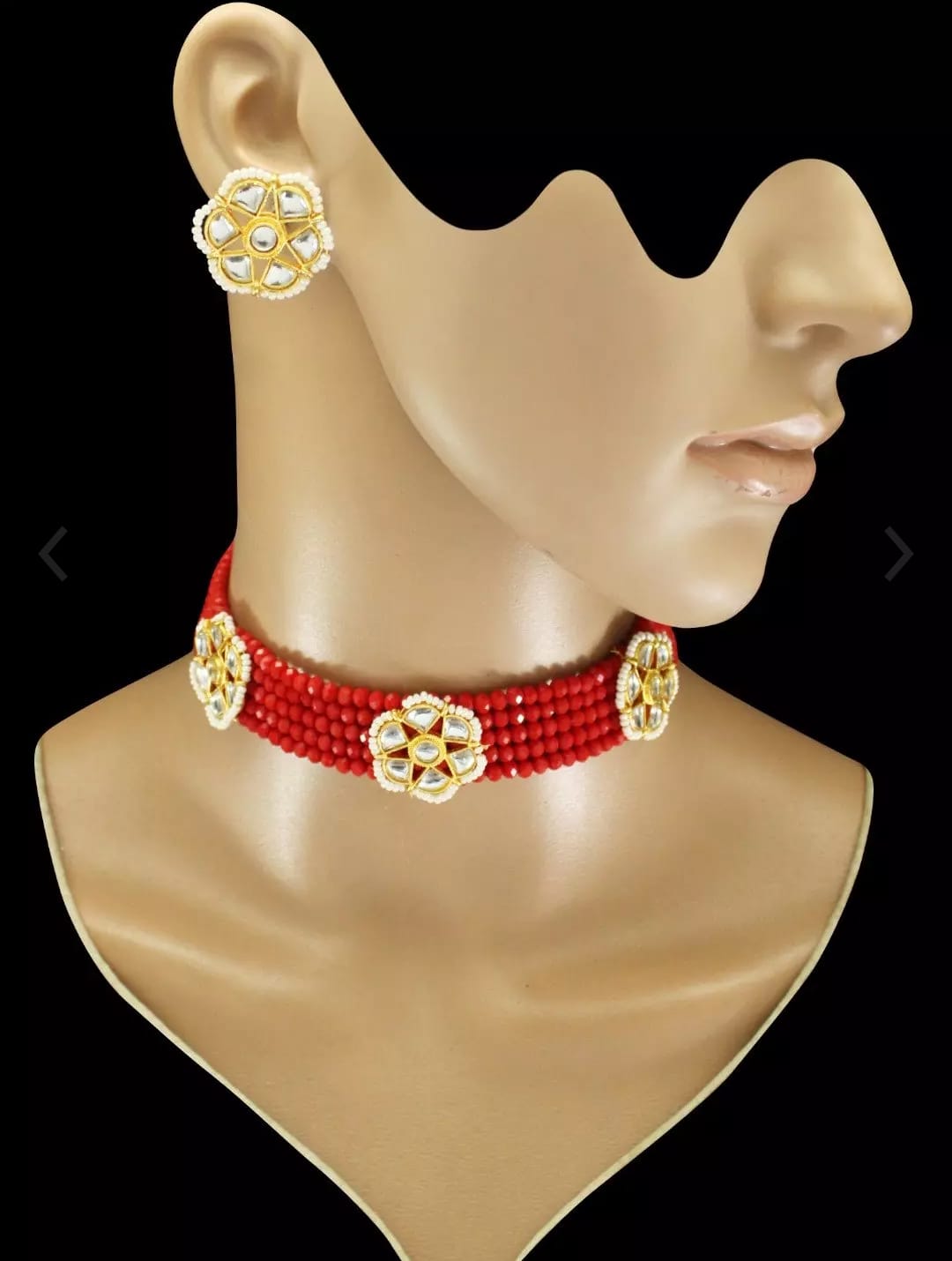 Fine Kundan Necklace - Image 4