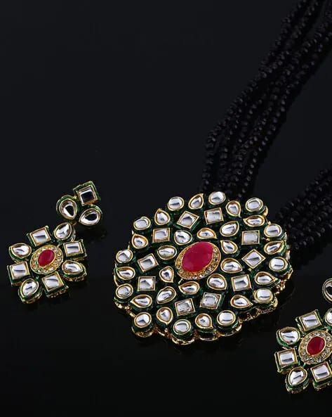 Fine Kundan Necklace - Image 3