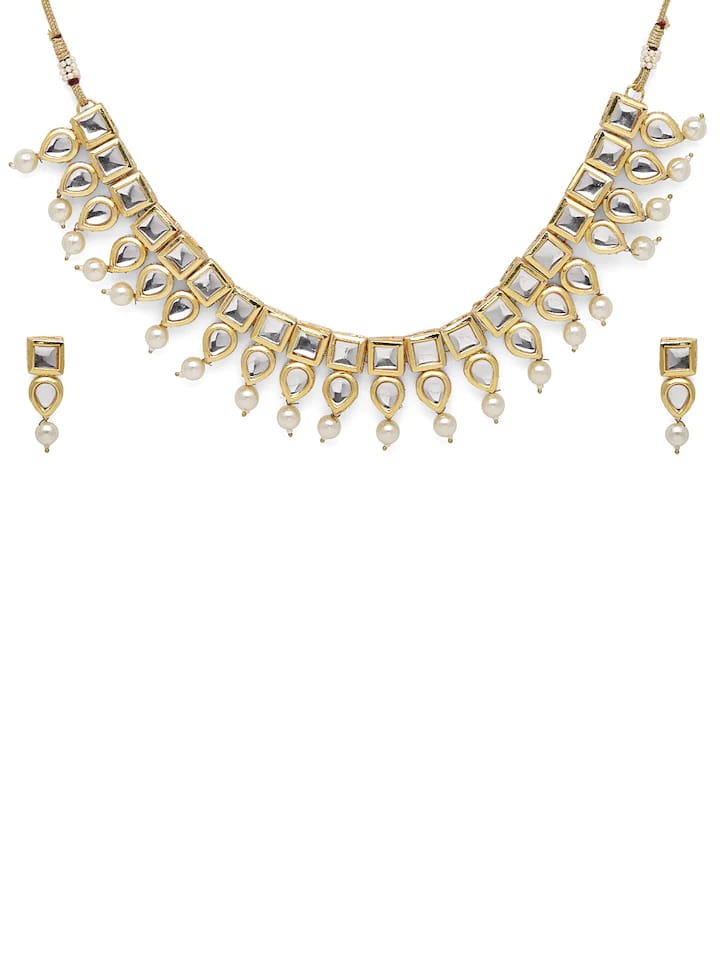 Meenakari Jadau Kundan Kundan Bridal Choker set - Image 3