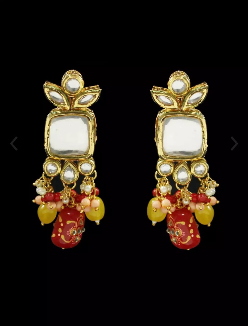 Meenakari Jadau Kundan Kundan Bridal Choker set - Image 5