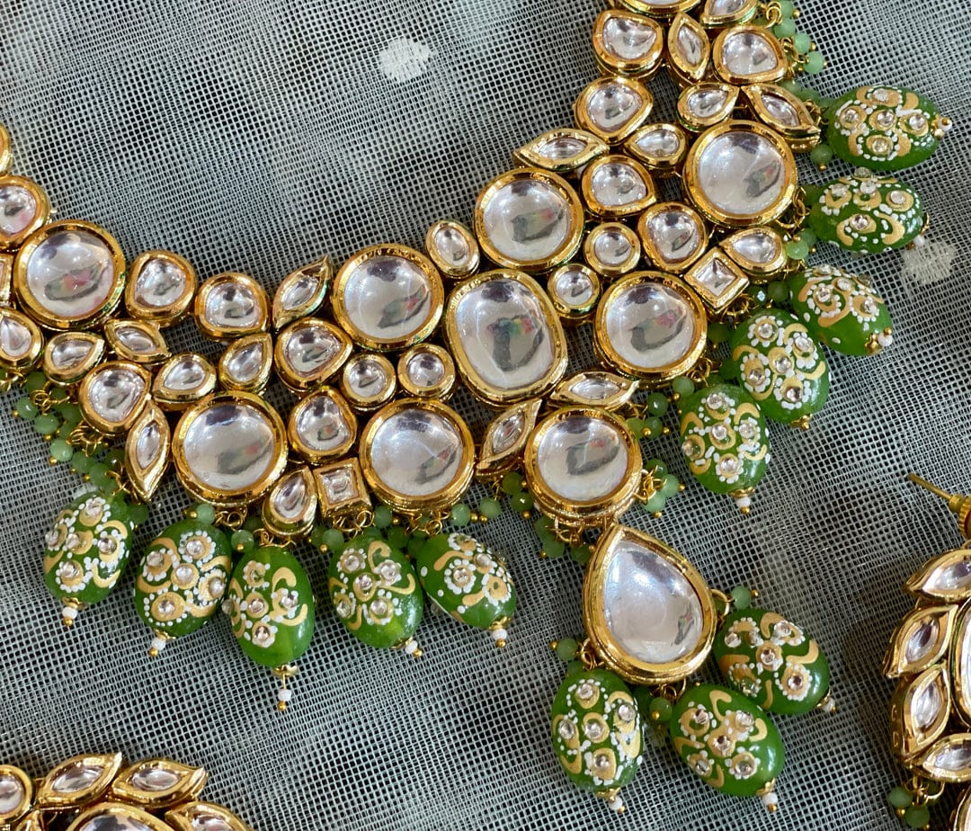 Meenakari Jadau Kundan Kundan Bridal Choker set - Image 5
