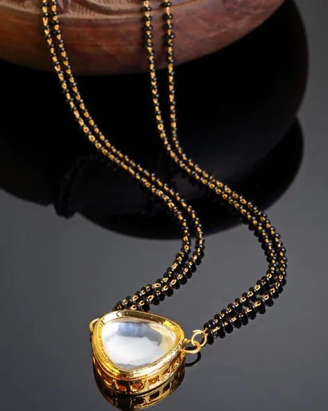 Kundan Classic Mangalsutra With Gold Plating