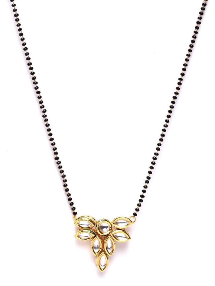 Kundan Classic Mangalsutra With Gold Plating - Image 3