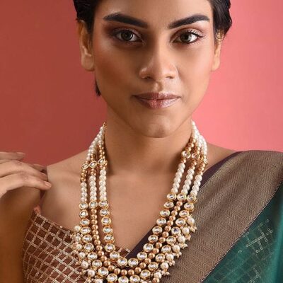 Kundan-Studded Long Necklace