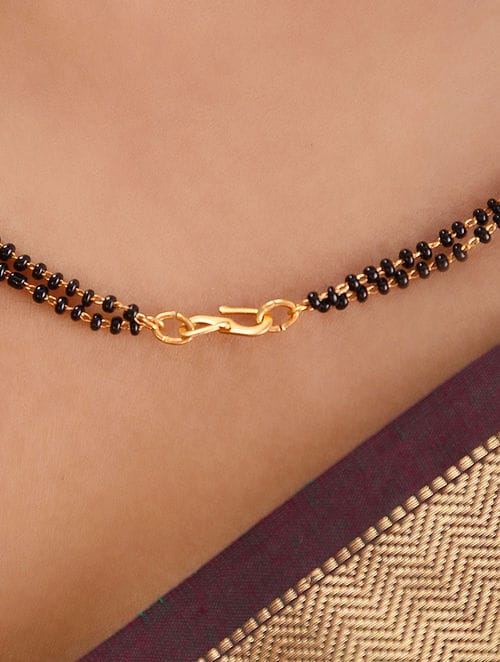 Kundan Classic Mangalsutra With Gold Plating - Image 3