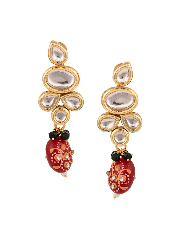 Meenakari Jadau Kundan Kundan Bridal Choker set - Image 4