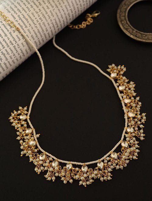 Beautiful Long Kundan Necklace