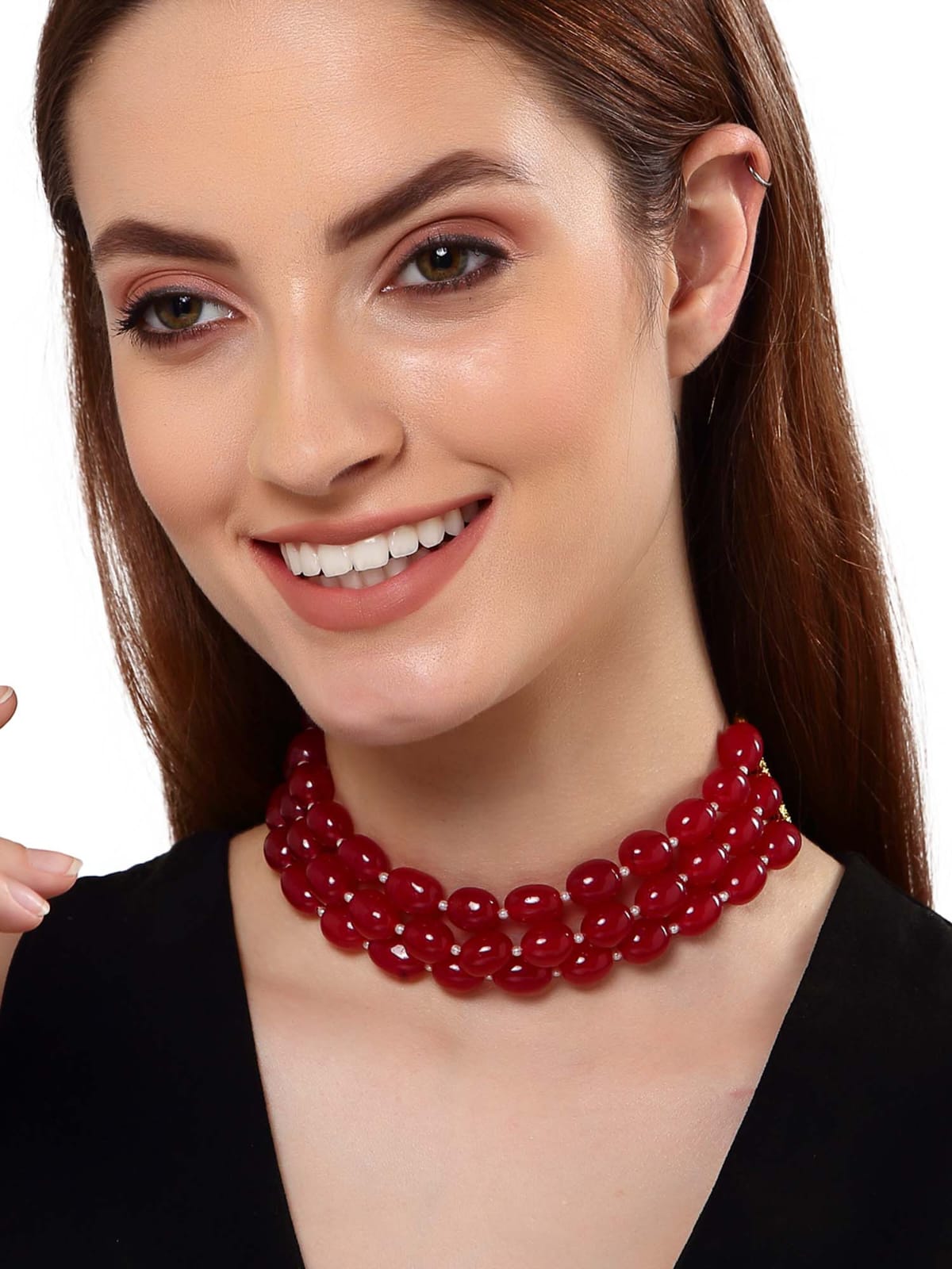 Red Jade Necklace - Image 2
