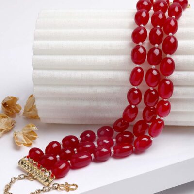 Red Jade Necklace