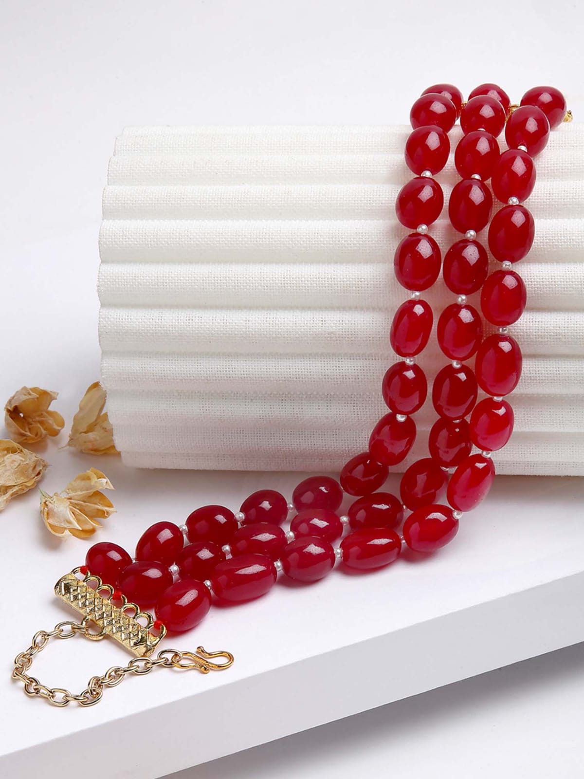 Red Jade Necklace