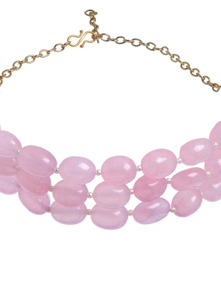 Pink Jade Necklace - Image 3
