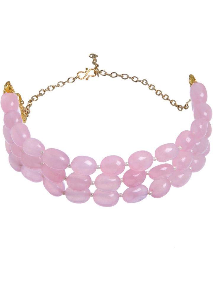 Pink Jade Necklace - Image 4