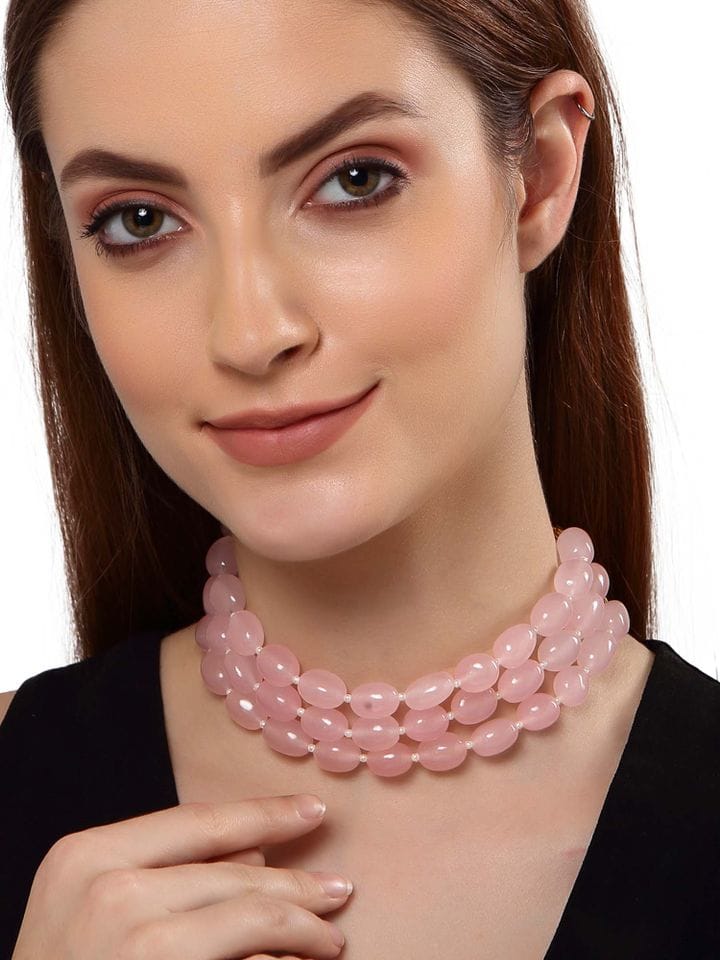 Pink Jade Necklace - Image 2