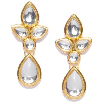 Gold Plated Handcrafted Kundan Earring