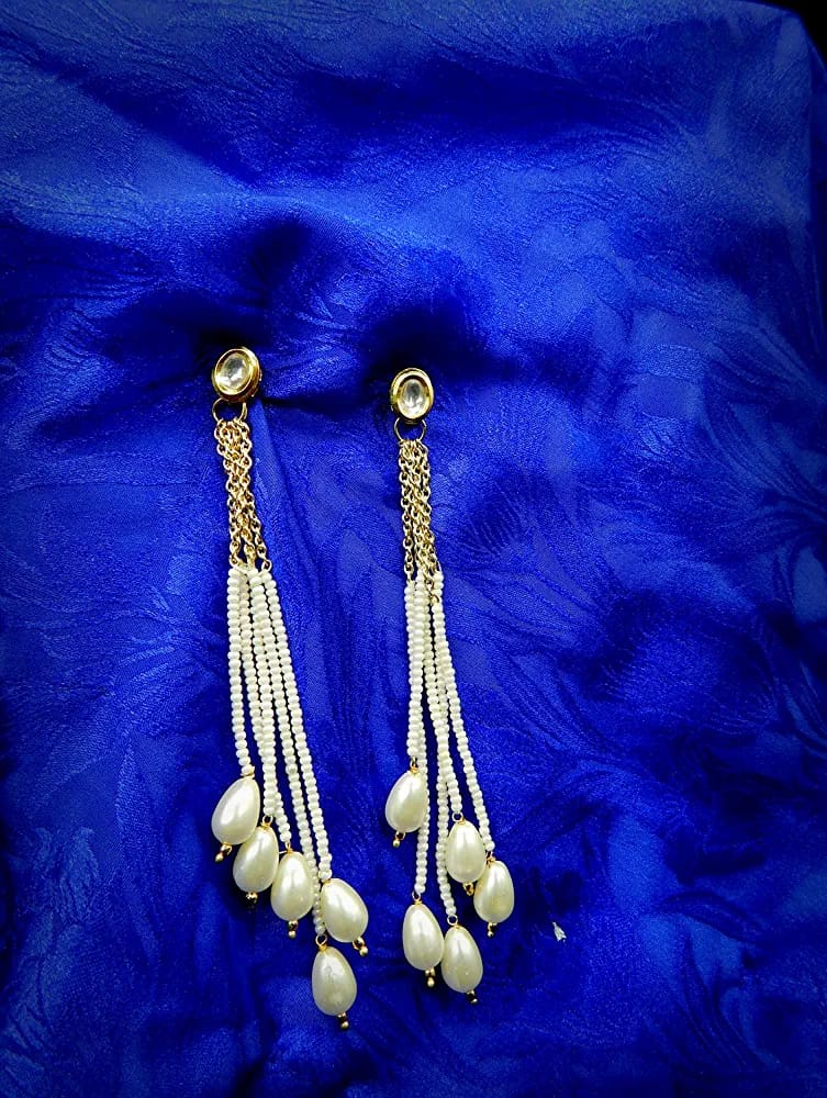 Gold Plated Handcrafted Kundan Earring