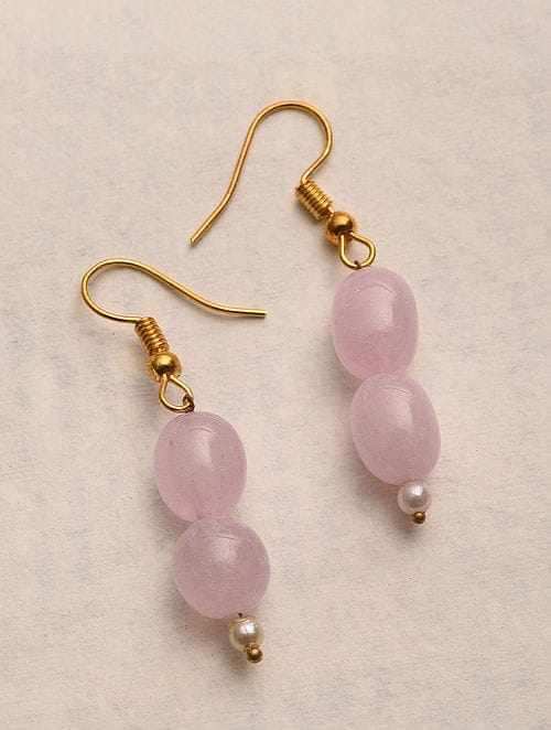 Pink Stone Earring