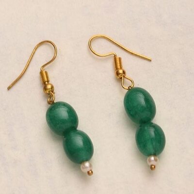 Green Stone Earring