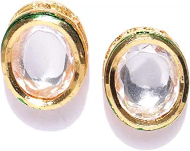 Gold Plated Kundan Earring - Image 5