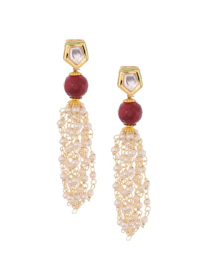 Gold Plated Kundan Earring