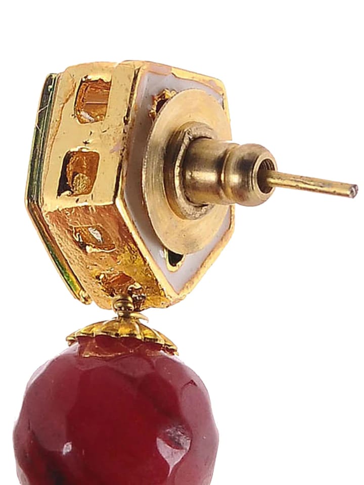 Gold Plated Kundan Earring - Image 2