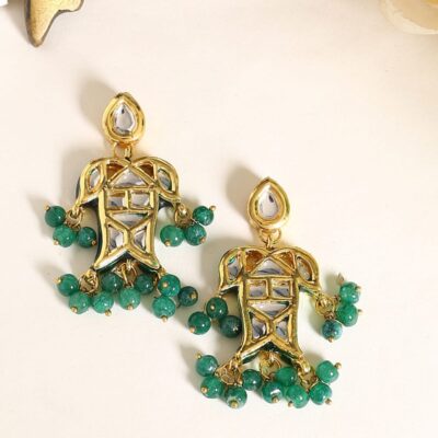 Gold Plated Statement Earrings