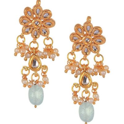 Gold Plated Statement Earrings