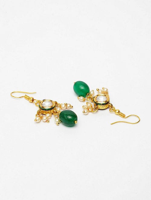 Exclusive Stone Kundan Earrings - Image 3