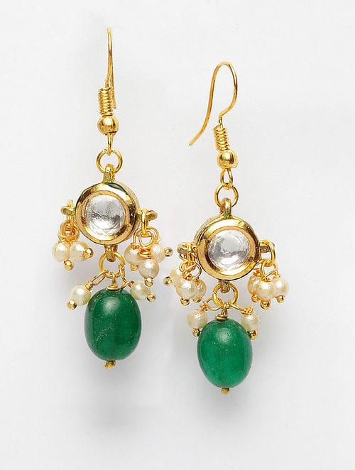 Exclusive Stone Kundan Earrings - Image 2