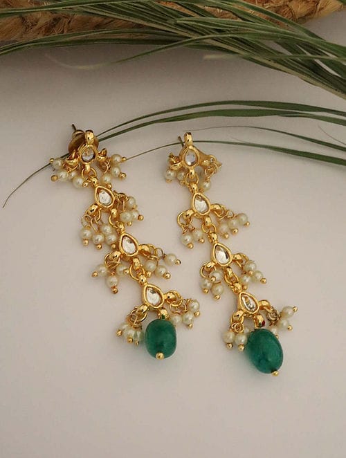 Exclusive Stone Kundan Earrings