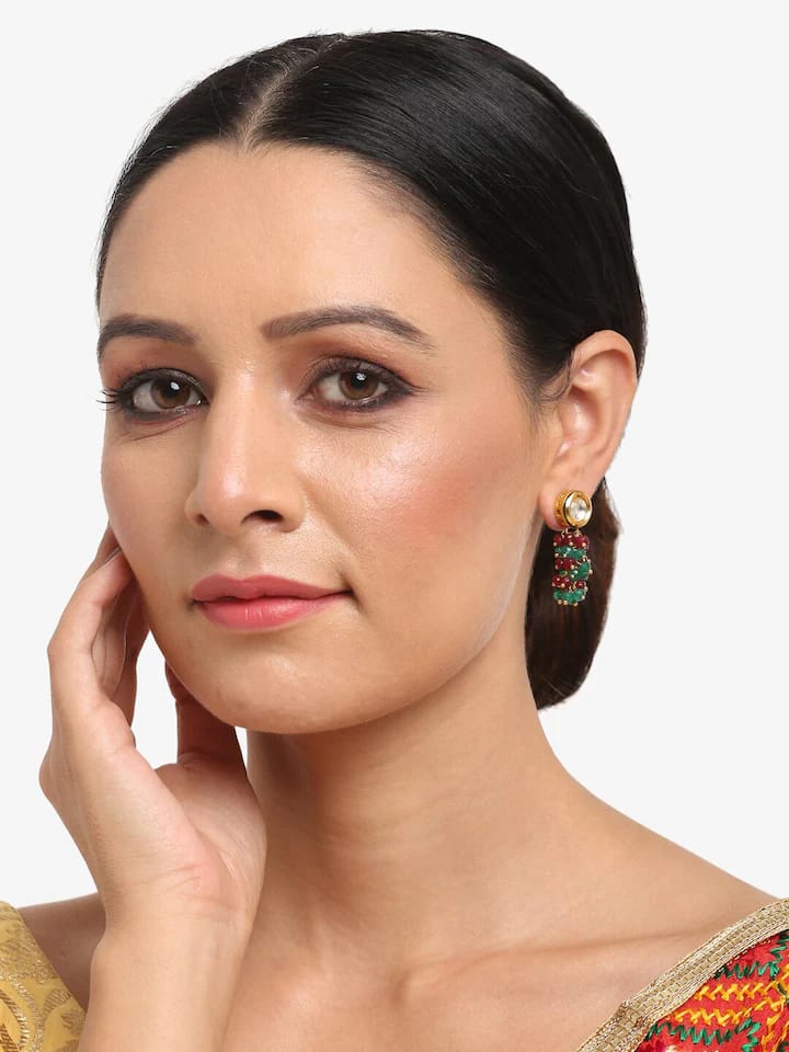 Exclusive Stone Kundan Earrings - Image 2