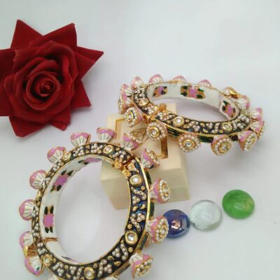 Meenakari And Jadau Bangle