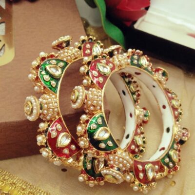 Meenakari And Jadau Bangle