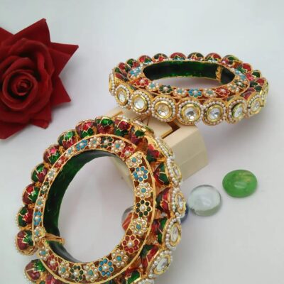Meenakari And Jadau Bangle