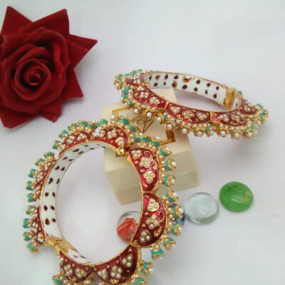 Meenakari And Jadau Bangle