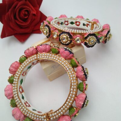 Meenakari And Jadau Bangle