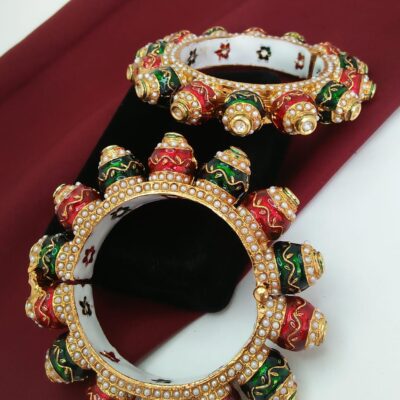Meenakari And Jadau Bangle