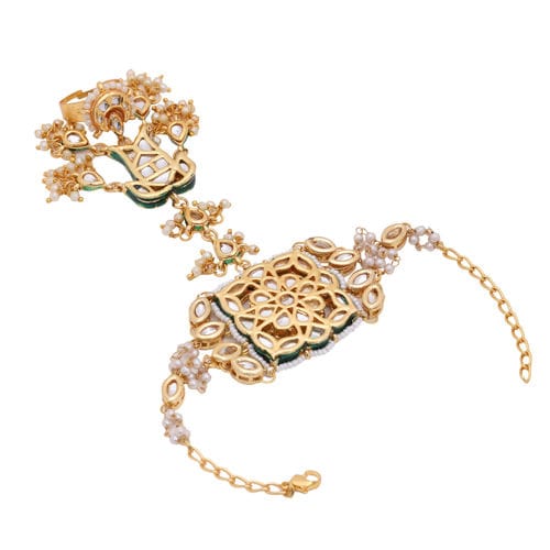 Beaded Kundan Hathphool (Pack Of 2) - Image 2