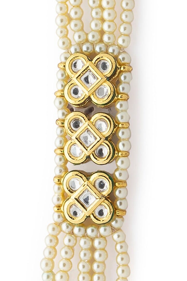 Beaded Kundan Bracelet - Image 2