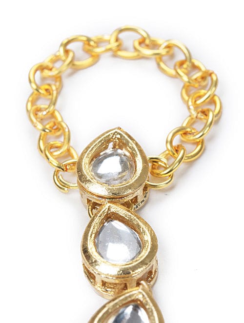 Kundan Hathphool Bracelet (Pack Of 2) - Image 3
