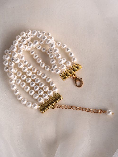 White Peral Bracelet - Image 3