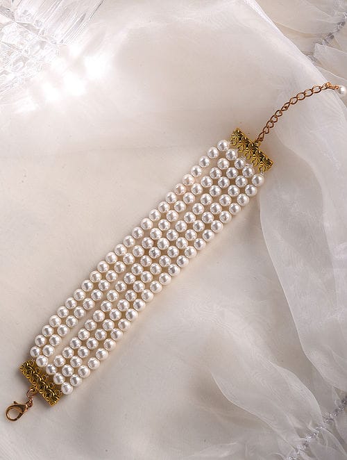 White Peral Bracelet - Image 2