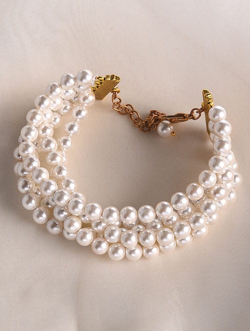 White Peral Bracelet - Image 5