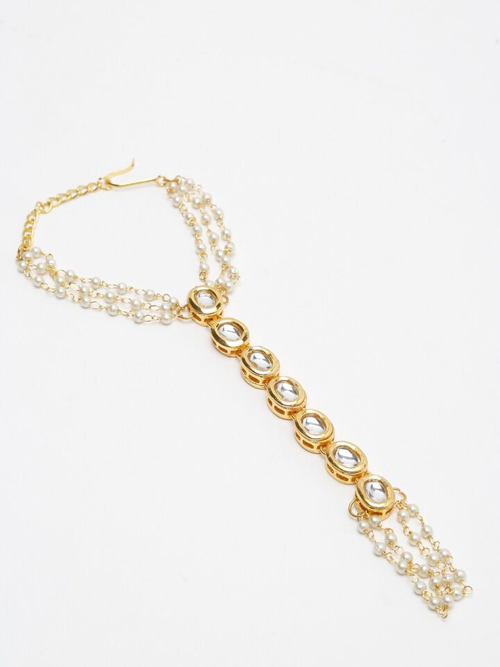 Beaded Kundan Hathphool (Pack Of 2) - Image 7